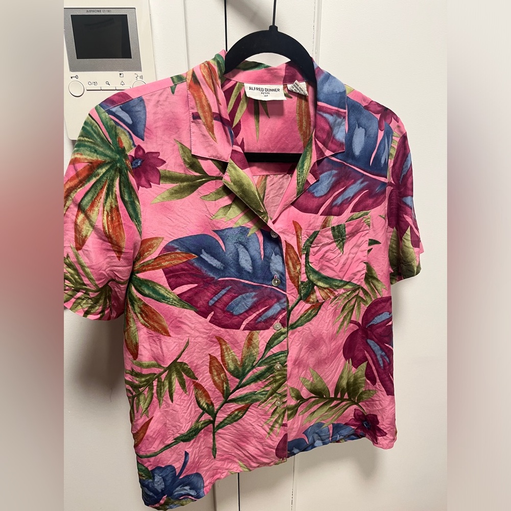 Alfred Dunner Hawaiian Silk Shirt